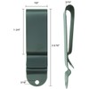 Quick Clip Pro Holster Clips, Black Oxide Steel for 1.75"