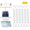 DUOFIRE Space Saver Hangers, Horizontal and Vertical Hangers, 12 Layers,