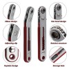 Emvanv Mini Ratchet Wrench Screwdriver, 2 Pcs Elbow Head &