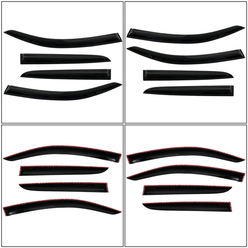 Side Window Visors Deflectors Rain Guard Replacement for C-HR CHR