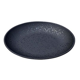 Sanyi Lacquerware Shop 5780320 Made in Japan Aizu Lacquerware Round Plate Black Tenme
