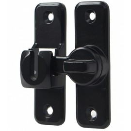 Security Lock Latch Door Bolt (Black) DP72879 2ea