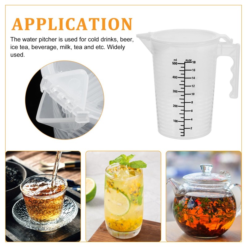 Alipis Large Capacity Reusable Measuring Cup - 500 ml Plastic