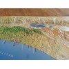 Raised Relief 3D Map of Israel (MEDIUM: 14.5 x 6.5)