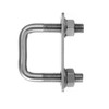 4Pack Square U-Bolts 1-1/4"(30mm) Inner Width, 304 Stainless Steel U