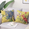 wyooxoo Spring Summer Pillow Covers 20x20 Set of 4 Decorative