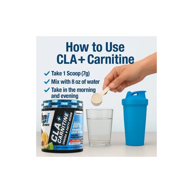 Bpi Sports Cla L-carnitina, Fruta Punch