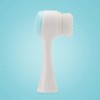 Double-sided facial cleansing foam brush for blackhead and pore care, blue / 양면 세안용 거품 브러쉬 블랙헤드 모공관리 블루