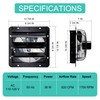 Hipoilk 10 Inch Shutter Exhaust Fan for Greenhouse, Shed, Garage,