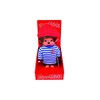 Bandai - Monchhichi - Kuscheltier Monchhichi Matrose - Ikonisches Affenkuscheltier