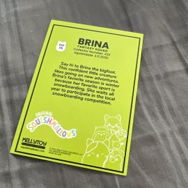 Kellytoy Squishmallow Trading Card Brina In the Wild