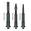 Milageto 3 Pieces Rock Chisel Set Brick Chisel with Guard