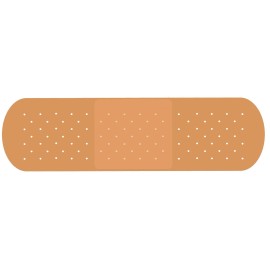 Rogue River Tactical Large Funny Ouch Band Aid Bandage Bumper Sticker Truck R...