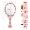 Espejo Vanidad De Mano Maquillaje Clásico Decorativo Viaje