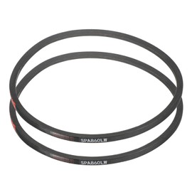 sourcing map 2 Pcs SPA860 Drive Wedge Belt V-Belt, 860mm Pitch Girth Narrow Wedge V-Belt Industrial Power Rubber Transmission Belt for Power Transmission Systems in Multiple Industries