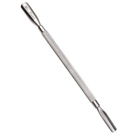 Mr. Fuss® Nagelhautschieber Edelstahl Doppelinstrument - Pro Cuticle Pusher - Doppelspatel 2 Größen