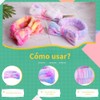 3 diademas de microfibra Triko con moño tie dye desmontable