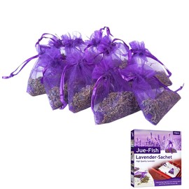 WUSJCOF 10 Lavendelsäckchen zum Schlafen und Entspannen, Duftendem Getrockneter Lavendel, Lavendelblüten Getrocknet, Duft Beutel als Duftsäckchen, Mottenschutz gegen Motten im Kleiderschrank