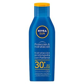 Protector Solar Corporal NIVEA SUN Proteccin E Hidratacin Fps30 200Ml, Con Vitamina C Y cido Hialurnico,                                              
