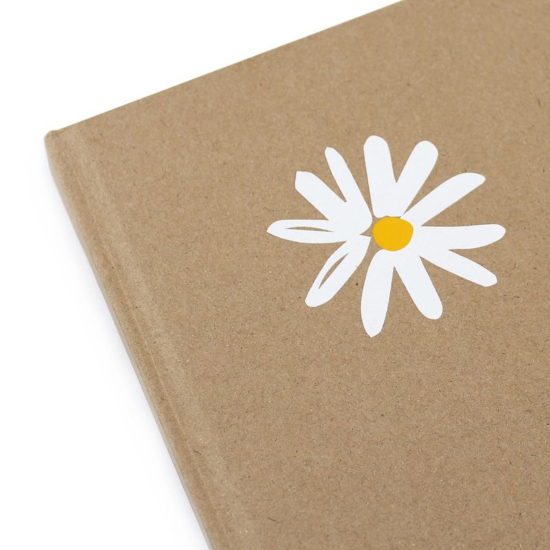 Fashion Stationery Notebook Notepad A5 Hardback Marble Bee or Daisy