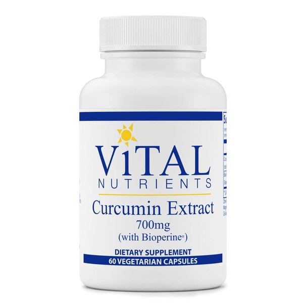 Vital Nutrients - Curcumin Extract (with Bioperine) - Nutritional Support for Normal Tissue Health - 60 Capsules per Bottle - 700 mg