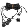 4pcs Reverse Backup Parking Rear Bumper Park Assist Object Sensor