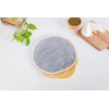 SIDREY Mexican Tortilla Warmer Handmade Cloth Tortilla Holder LIGHT GRAY Microwavable