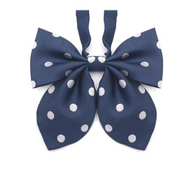KYULM7 Women's Bow Tie, Stylish, Plain, Rabbit Ears, Daily Style, JK, High School Students, College Students, Working Persons, Cute, navy
