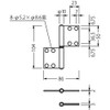 Best 195 K Unisex Flag Hinges, Gold 0150 – 066
