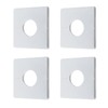 LC LICTOP Wall Split Flange, Self-Adhesive Square Plumbing Cover Plates,