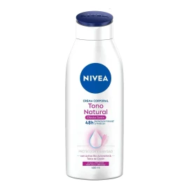 Crema Corporal Nivea Tono Natural Satín Uva/uvb 400ml