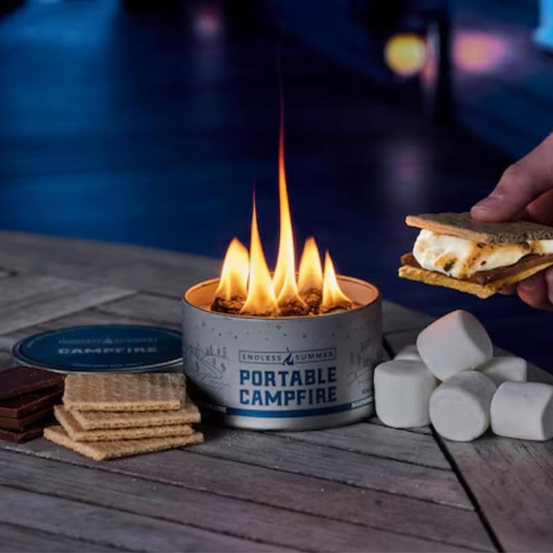 Endless Summer Portable Fire Pit - Compact Campfire With 3+