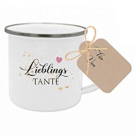 Manufaktur Liebevoll Mugs with [German Language] Printed Sayings and Gift Tags for Many Occasions / Gift Idea for Birthdays, Thank You and Christmas