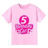 Slurinx Girls 5th Birthday Shirt Toddler Doll Themed Outfit Tees