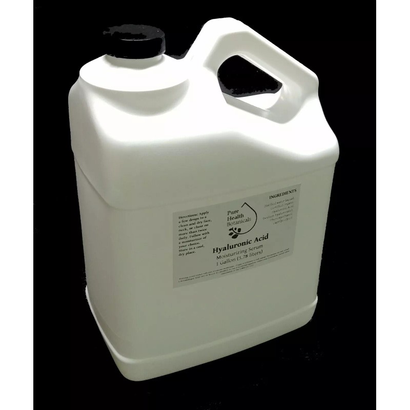 Pure Health Botanicals 1 Gallon Hyaluronic Acid Serum, Hydrating Anti-Wrinkle,