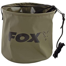 Fox Collapsable Large Water Bucket with Rope/Clip - 10 L Folding Bucket