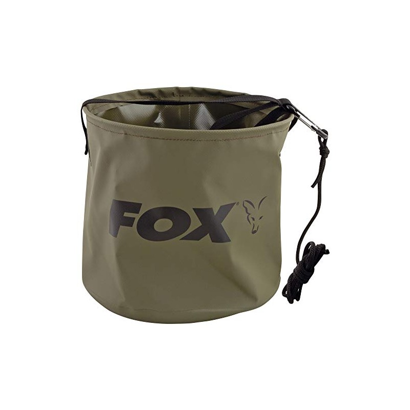 Fox Collapsable Large Water Bucket with Rope/Clip - 10 L