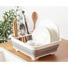 Sipobuy Collapsible Bowls, Plates, and Dishes Drainer, Portable Space-Saving Dish