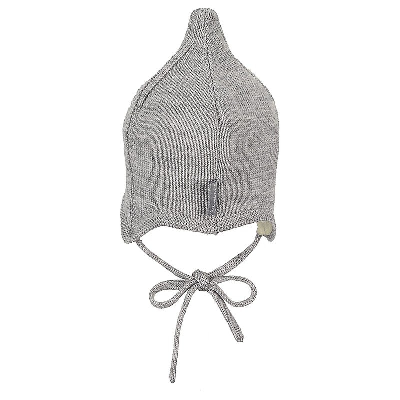Sterntaler Unisex Baby Zipfli Knitted Hat, Silver melange
