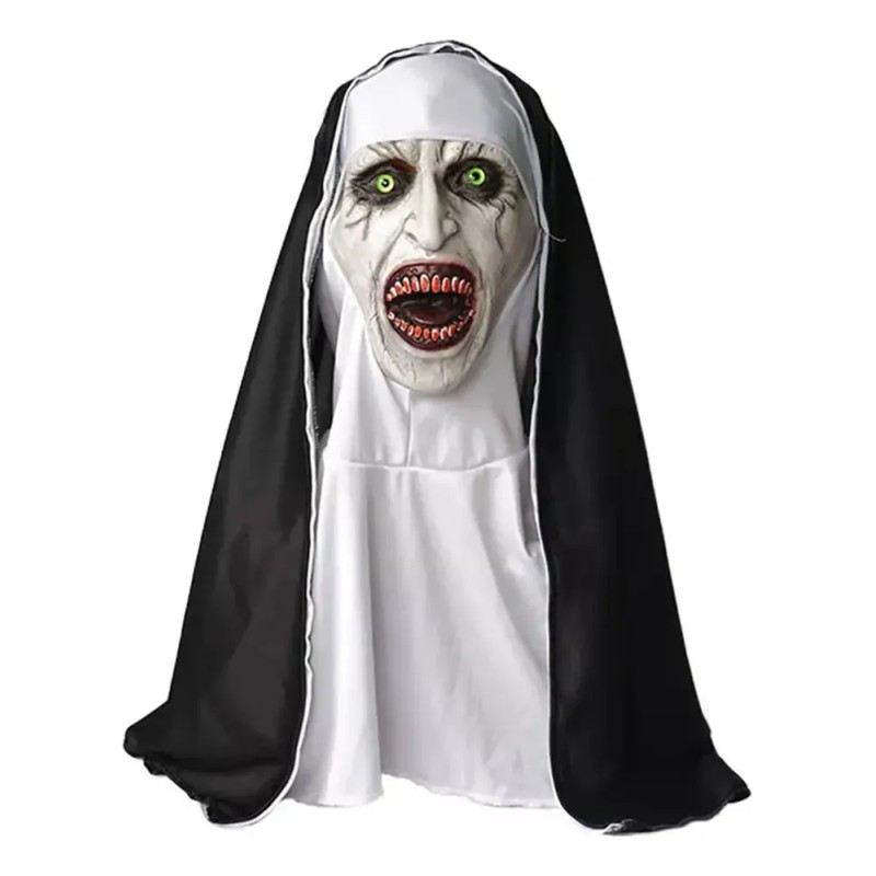 Máscara Látex De La Monja El Conjuro Deluxe Terror Halloween