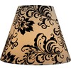 Aspen Creative 32293A Hardback Empire Transitional Spider Lamp Shade in