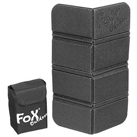 Fox Outdoor Thermal Folding Seat Cushion with Molle Pouch (Black)