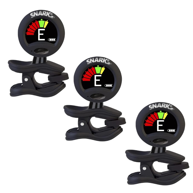 Snark Rechargeable Clip-On Tuner (SN-RE) Pack of 3