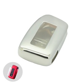 BROVACS Soft TPU Case Shell Cover Protector Holder Compatible with LEXUS ES GS IS LS LX NX RC RX Smart Remote Key Fob 2 3 4 Button SV9400 Silver