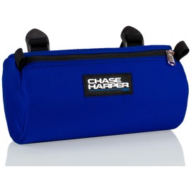 Chase Harper USA Bicycle Barrel Bag - Water-Resistant, Tear-Resistant, Industrial Grade Ballistic Nylon with Universal Mounting System - Blue