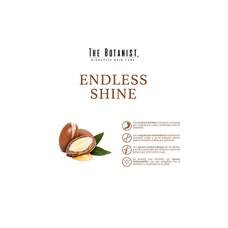 The Botanist Shampoo Biotin Argan Oil 591 ml Champú Aceite