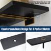 VICVIK 10 Inch Floating Shelf Bracket, Hidden Heavy Duty Hardware