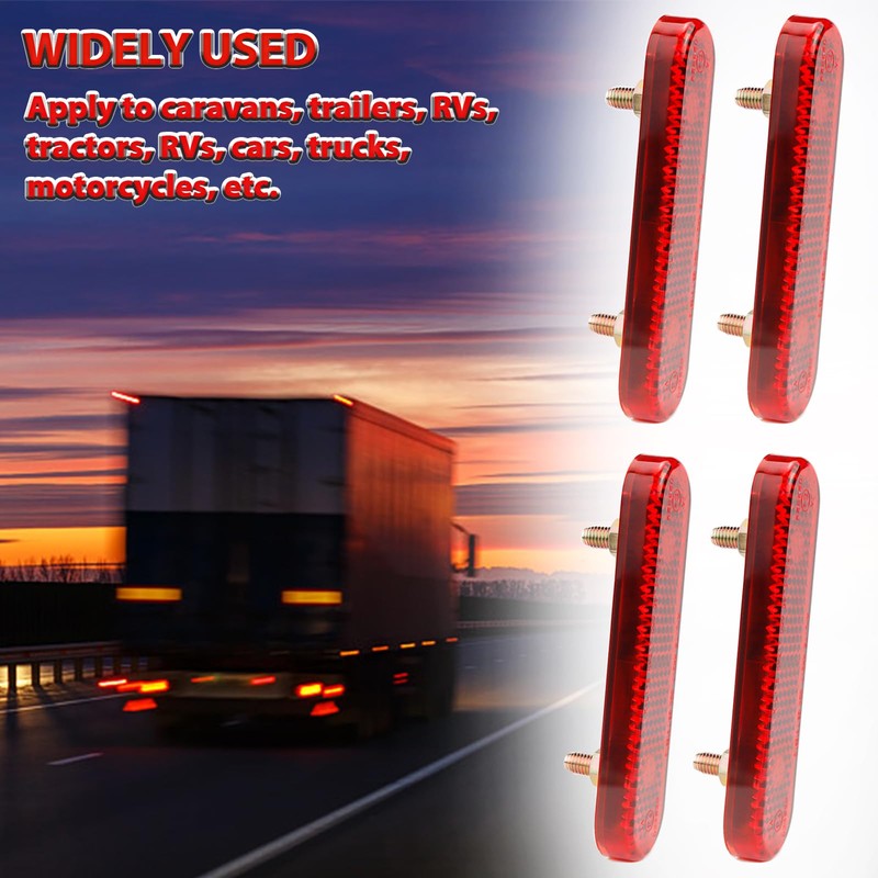 BANTI Reflectors Cat's Eye Rear Reflector Pendant Set for Bicycle