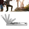 Key Ring Multitool, 12 in 1 Foldable Multitool Stainless Steel
