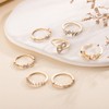 Annpro Gold Knuckle Rings Set for Women,Simple Dainty Stackable Finger